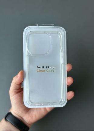 Чохол Clear case iPhone 15/15 pro/15 pro max прозорий айфон кейс
