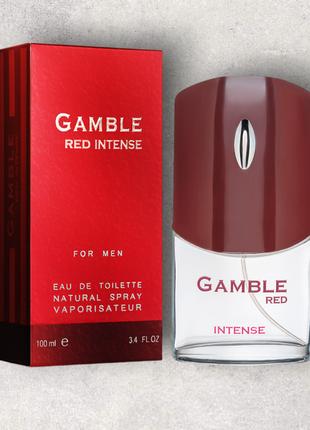 Туалетная вода для мужчин Gamble red Intense ТМ Aromat 100 мл