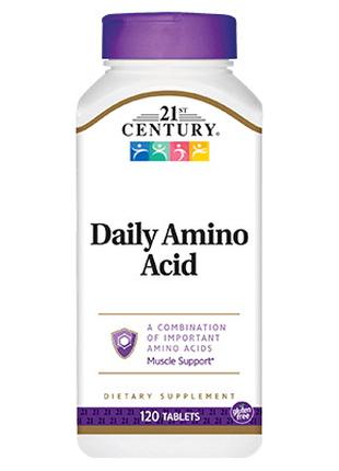 Аминокислота 21st Century Daily Amino Acid, 120 таблеток
