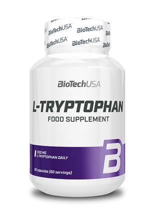 Аминокислота BioTech L-Tryptophan, 60 капсул