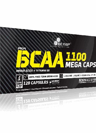 Аминокислота BCAA Olimp BCAA 1100 Mega Caps, 120 капсул