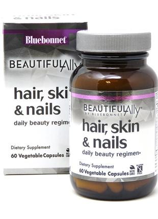 Витамины и минералы Bluebonnet Hair Skin and Nails, 60 капсул ...