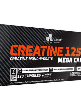 Креатин Olimp Creatine 1250 Mega Caps, 120 капсул