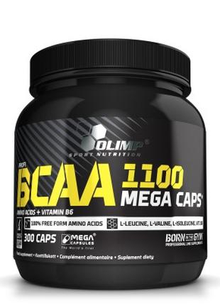 Аминокислота BCAA Olimp BCAA 1100 Mega Caps, 300 капсул