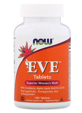 Витамины и минералы NOW EVE, 180 таблеток