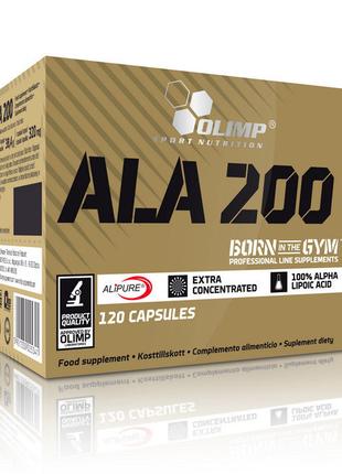 Натуральна добавка Olimp ALA 200, 120 капсул