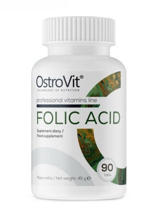 Витамины и минералы OstroVit Folic Acid, 90 таблеток