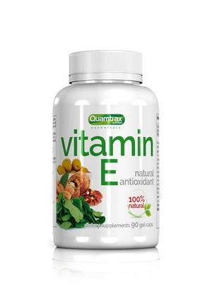 Витамины и минералы Quamtrax Vitamin E, 60 капсул