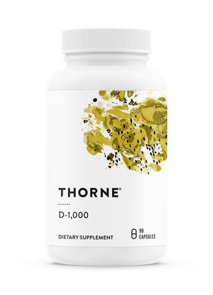 Витамины и минералы Thorne D-1000, 90 капсул