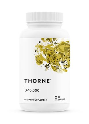 Вітаміни та мінерали Thorne D-10000, 60 капсул