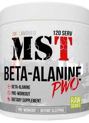 Аминокислота MST Beta-Alanine PWO, 300 грамм