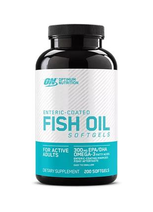 Жирные кислоты Optimum Fish Oil, 200 капсул