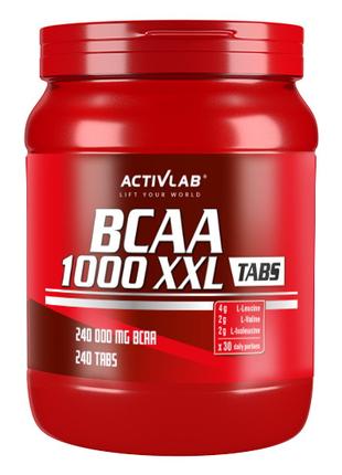Аминокислота BCAA Activlab BCAA 1000 XXL, 240 таблеток