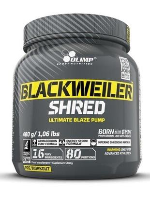 Предтренировочный комплекс Olimp BlackWeiler Shred, 480 грамм ...
