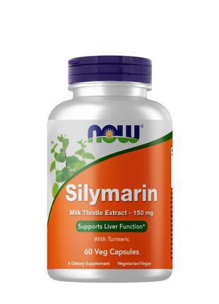 Натуральная добавка NOW Silymarin Milk Thistle 150 mg, 60 вега...