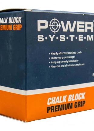 Магнезия Power System Block Chalk, 56 грамм - PS-4083