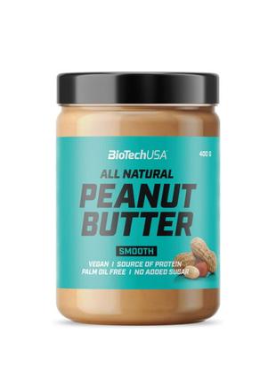 Заменитель питания BioTech Peanut Butter, 400 грамм - Smooth