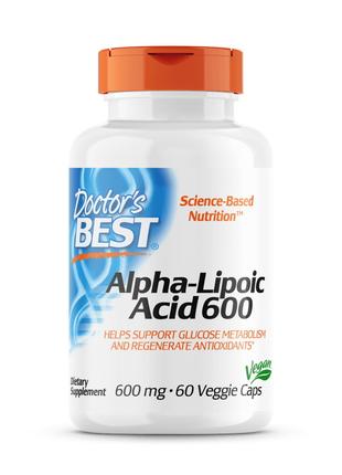 Натуральная добавка Doctor's Best Alpha-Lipoic Acid 600 mg, 60...