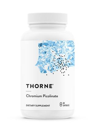 Витамины и минералы Thorne Chromium Picolinate, 60 капсул