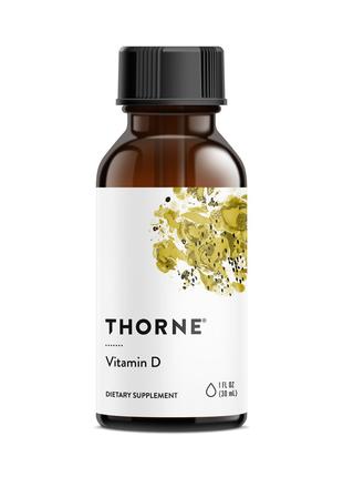 Вітаміни та мінерали Thorne Vitamin D, 30 мл