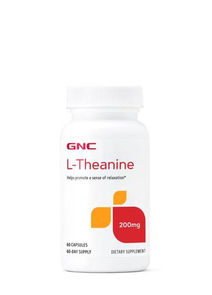 Аминокислота GNC L-Theanine 200 mg, 60 капсул