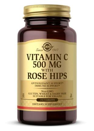 Витамины и минералы Solgar Vitamin C With Rose Hips 500 mg, 25...