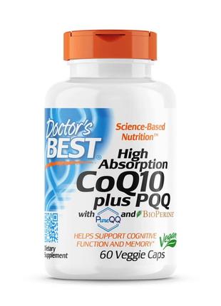 Витамины и минералы Doctor's Best CoQ10 plus PQQ High Absorpti...