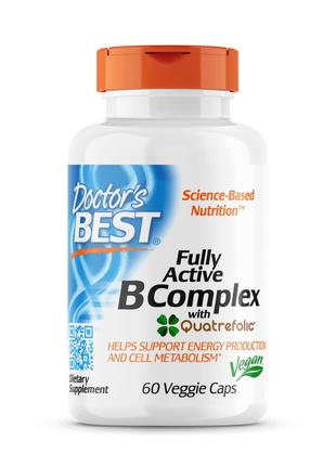 Витамины и минералы Doctor's Best Fully Active B Complex, 60 в...
