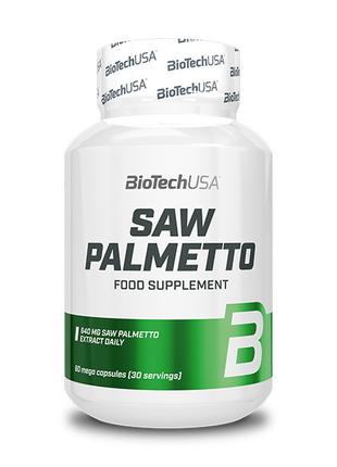 Натуральная добавка BioTech Saw Palmetto, 60 капсул
