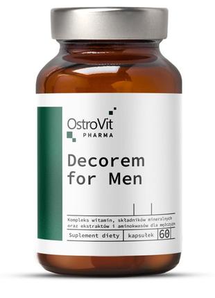 Витамины и минералы OstroVit Pharma Decorem For Men, 60 капсул