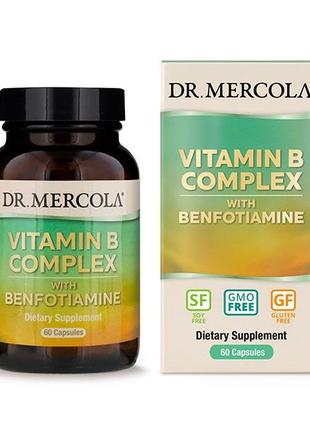 Витамины и минералы Dr. Mercola Vitamin B Complex, 60 капсул