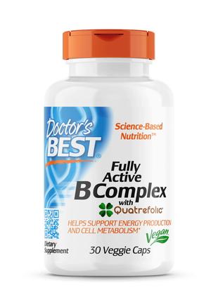 Витамины и минералы Doctor's Best Fully Active B Complex, 30 в...