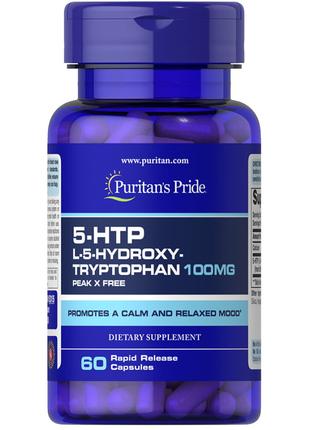 Аминокислота Puritan's Pride 5-HTP 100 mg, 60 капсул