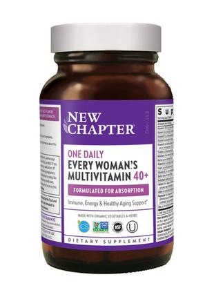 Витамины и минералы New Chapter Every Woman's One Daily 40+ Mu...