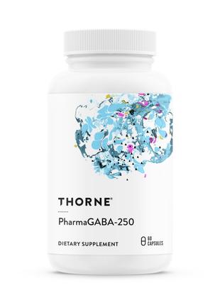 Аминокислота Thorne Pharma GABA-250, 60 капсул