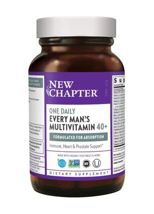 Витамины и минералы New Chapter Every Men's One Daily 40+ Mult...