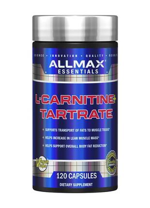 Жиросжигатель Allmax Nutrition L-Carnitine Tartrate, 120 капсул