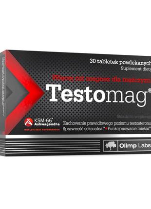 Стимулятор тестостерона Olimp Testomag, 30 таблеток