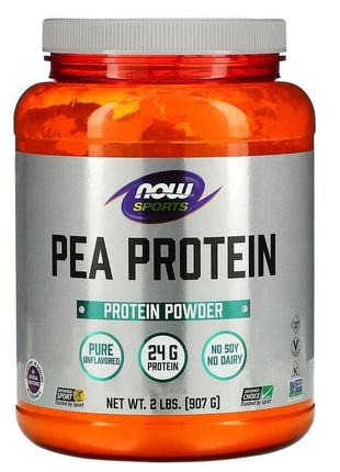 Протеин NOW Sports Pea Protein Pure, 907 грамм