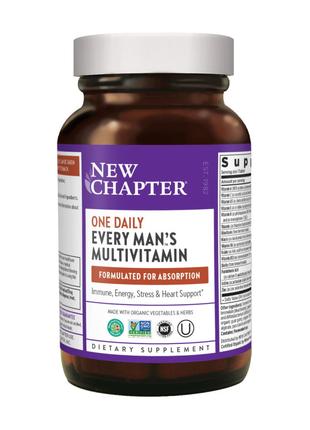 Витамины и минералы New Chapter Every Men's One Daily Multivit...