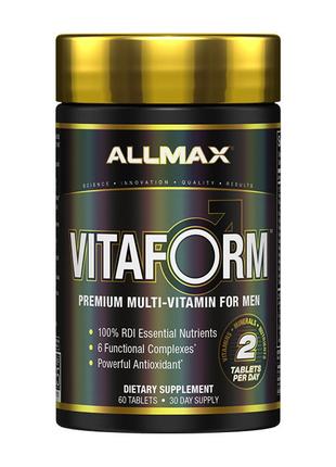 Витамины и минералы Allmax Nutrition VitaForm for Men, 60 табл...