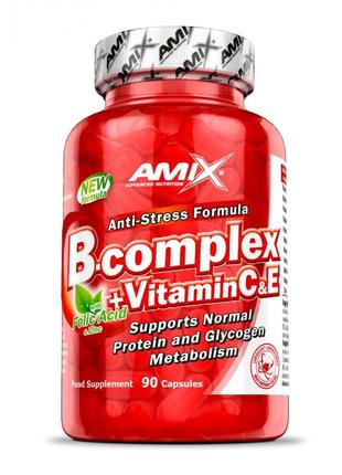 Витамины и минералы Amix Nutrition B-Complex + Vitamin C, 90 к...