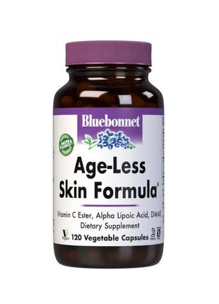 Витамины и минералы Bluebonnet Age-Less Skin Formula, 120 вега...