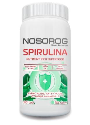 Натуральная добавка Nosorog Spirulina, 90 таблеток