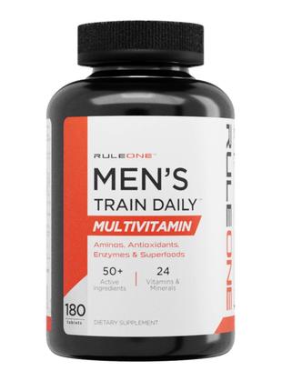 Вітаміни та мінерали Rule 1 Men's Train Daily, 180 таблеток