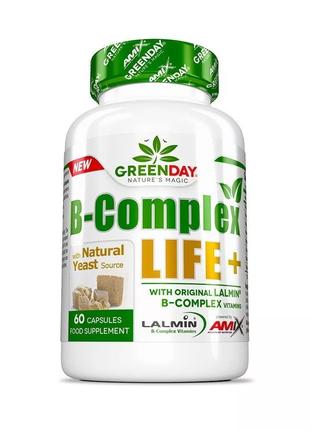 Витамины и минералы Amix Nutrition GreenDay B-Complex Life+, 6...