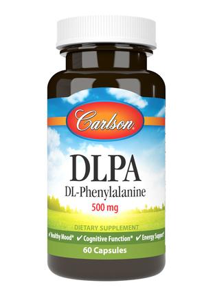 Амінокислота Carlson Labs DLPA, 60 капсул