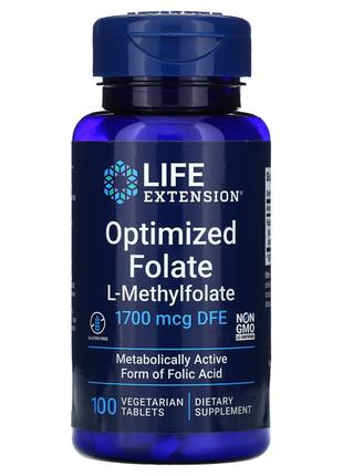 Витамины и минералы Life Extension Optimized Folate 1700 mcg, ...