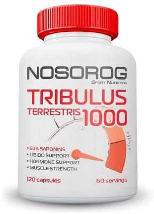 Стимулятор тестостерона Nosorog Tribulus, 120 капсул
