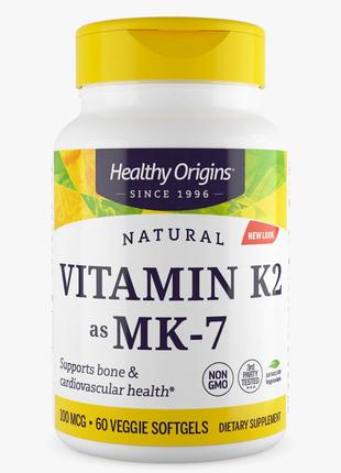 Витамины и минералы Healthy Origins Vitamin K2 as MK-7 Natural...